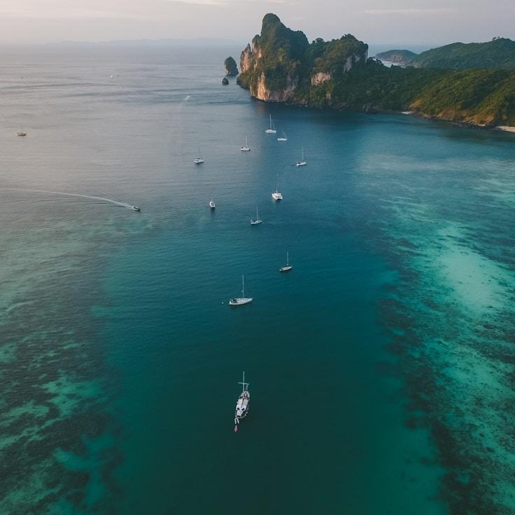 Corporate retreat on yacht